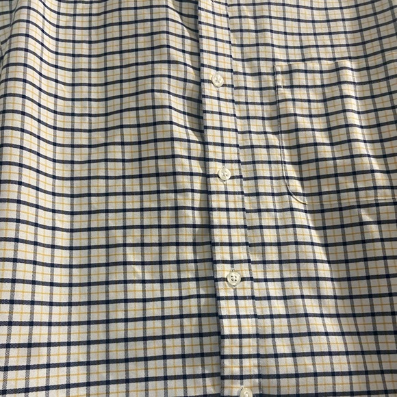 Lands End Supima Cotton No-Iron Button Up Shirt Size 15 x 32 EUC - Picture 4 of 7